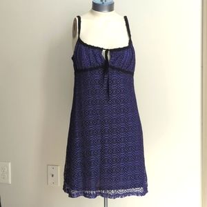 Mid-90s Vintage Purple Goth Dress, Lip Service, size small